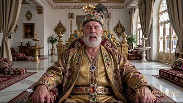 Ottoman Sultan has an Orgy 和 他的 Harem of Busty Women (AI Generated)